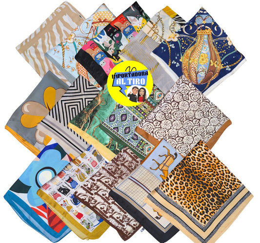 Pañuelos de seda surtidos*