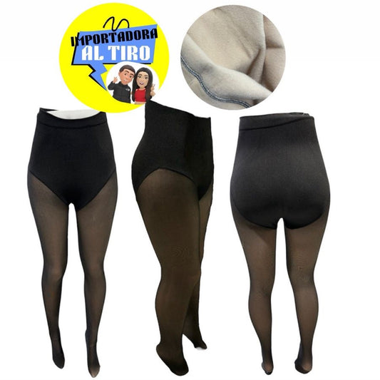 Docena de panty efecto piel