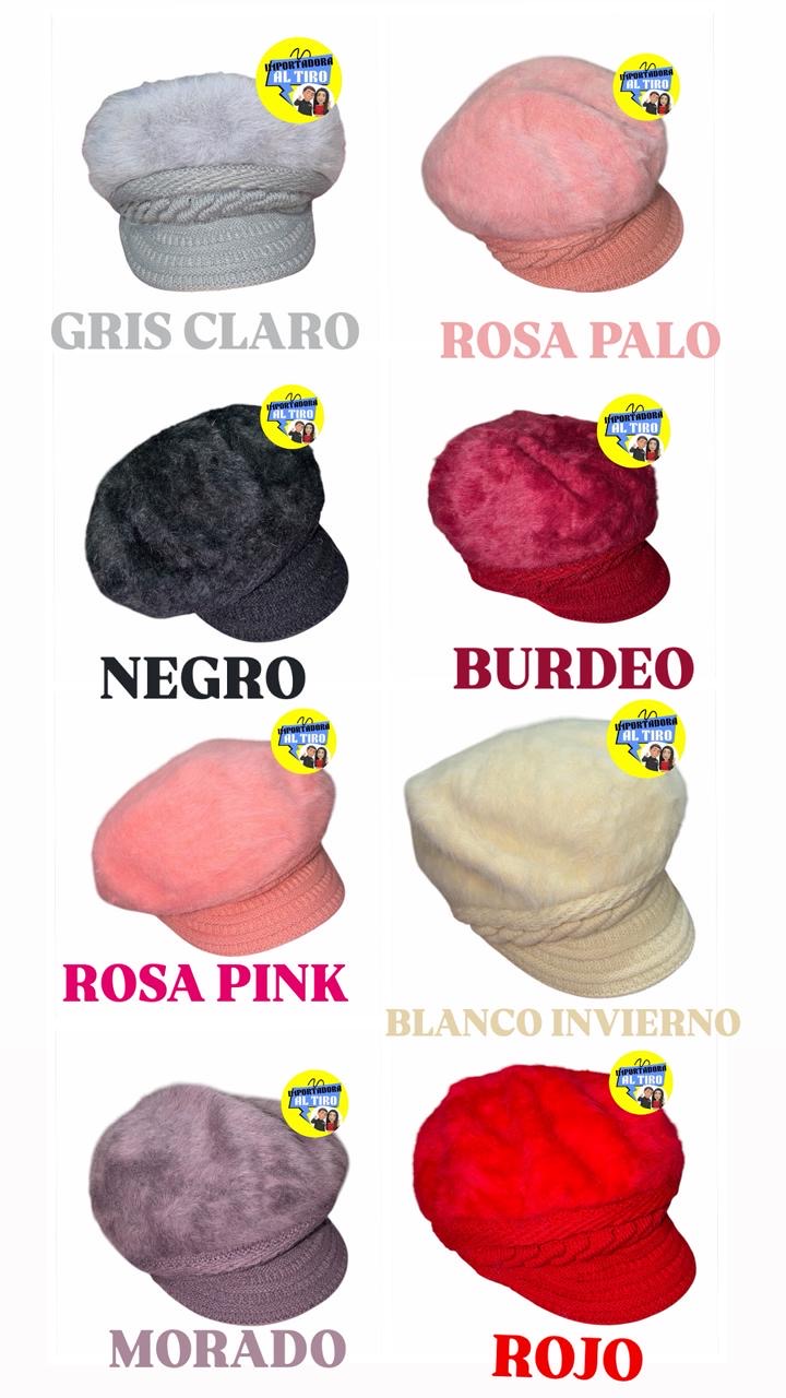 Boinas con visera