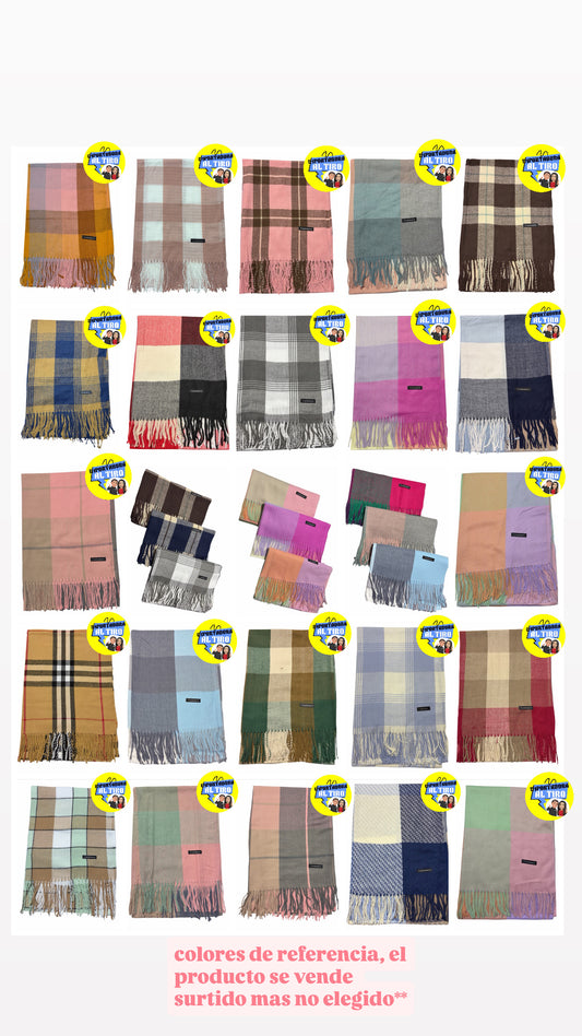 AAA DOCENA CUADRILLE SURTIDO CASHMERE
