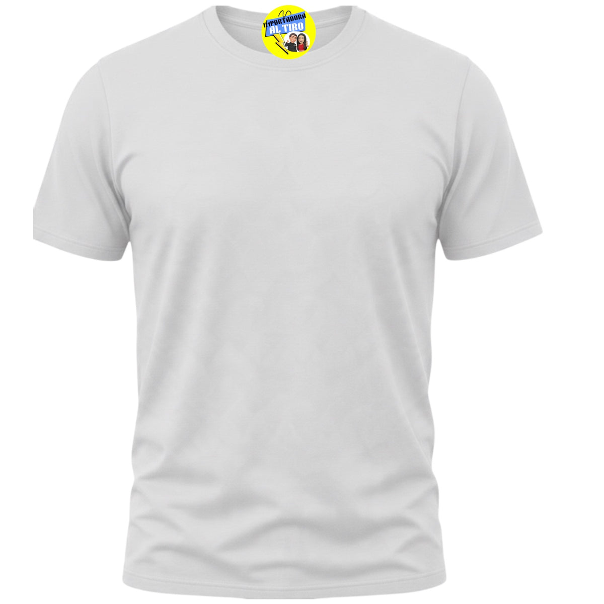 POLERA UNISEX BLANCO ALGODÓN