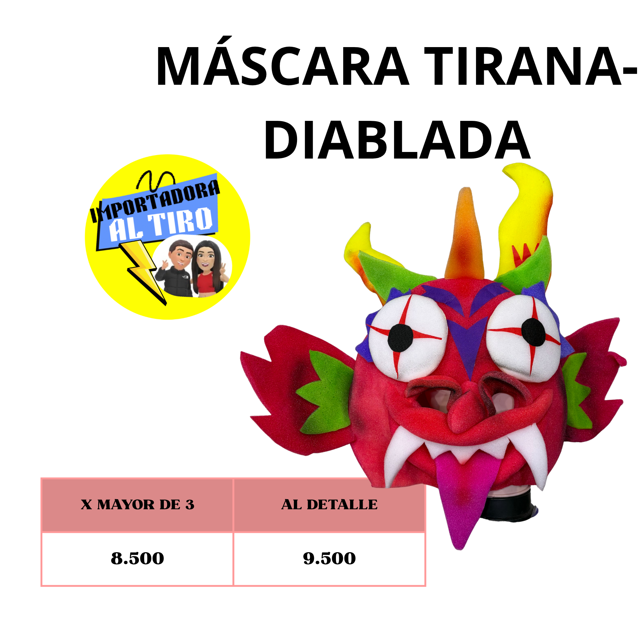 Mascara Tirana o diablada