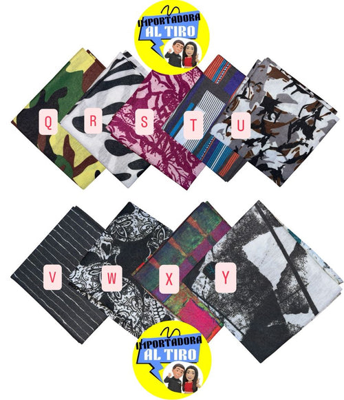 A DOCENA BANDANA SURTIDA